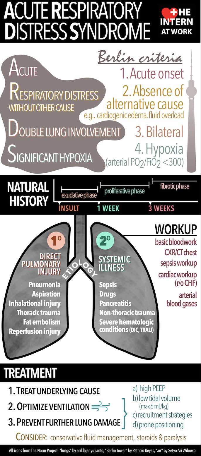 Acute Respiratory Distress Syndrome Infographic Infographics 