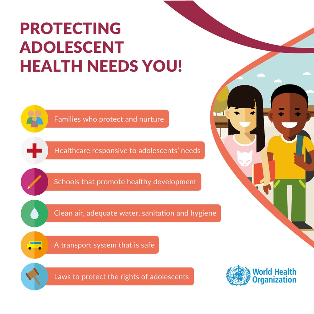 Adolescent Health Protecting Adolescent Health Needs You Infographics