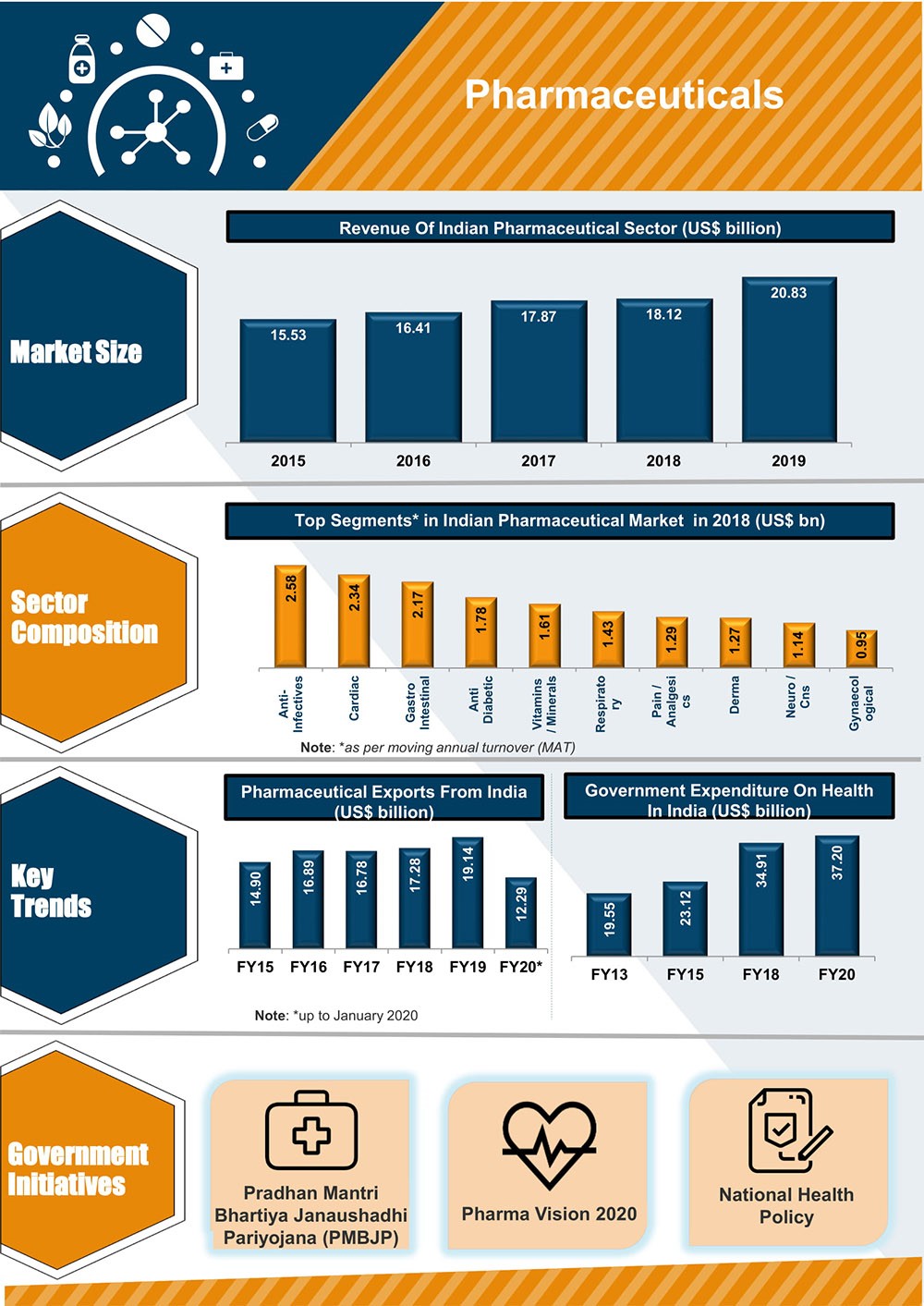 An Overview Of The Indian Pharmaceutical Industry Infographics 