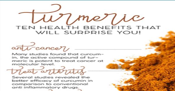 10 Surprising Health Benefits of Turmeric Infographic Infographics ...