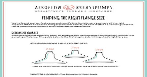 Breast Pump Flanges, Getting the Right Size