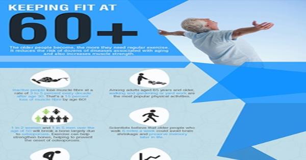 Keeping Fit at 60+ Infographic Infographics | Medicpresents.com