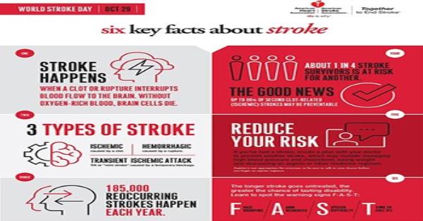 6 Key Facts about Stroke Infographic by AHA Infographics ...
