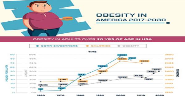 Obesity in America 2017-2030 Infographic