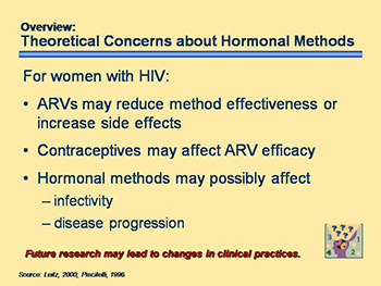 Hormonal Contraceptives-Considerations for Women with HIV and AIDS
