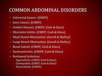 Common Abdominal Disorders