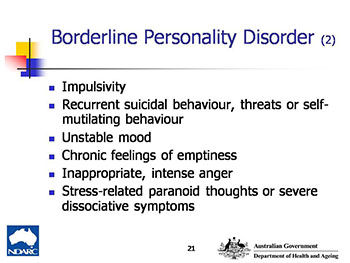 Classification of Mental Disorders