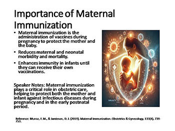 Maternal Immunization in Obstetrics: Importance and Best Practices