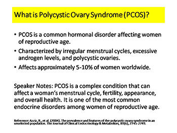 Sexual and Reproductive Health: Polycystic Ovary Syndrome (PCOS)