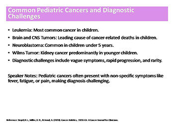 Diagnosis in Pediatric Oncology