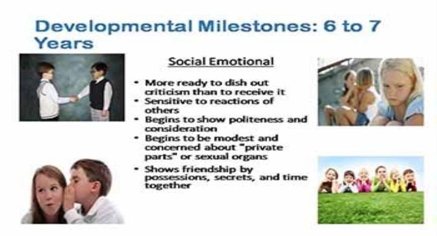 Developmental Milestones: 4 to 5 Year Olds 