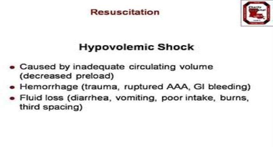 Download Free Medical Resuscitation and Shock PowerPoint Presentation