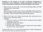 India 21 Days Lockdown Government Guidelines and Directives