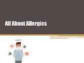 All About Allergies