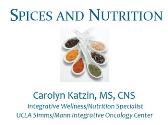Spices and Nutrition