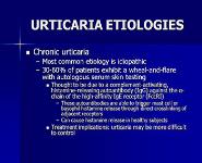 Urticaria and Angioedema 101 PowerPoint Presentation