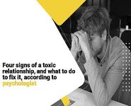 Four Signs of a Toxic Relationship PowerPoint Presentation
