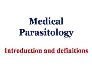 Medical Parasitology PowerPoint Presentation