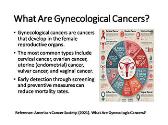 Gynecological Cancer Screening and Prevention: Early Detection and Risk Reduction